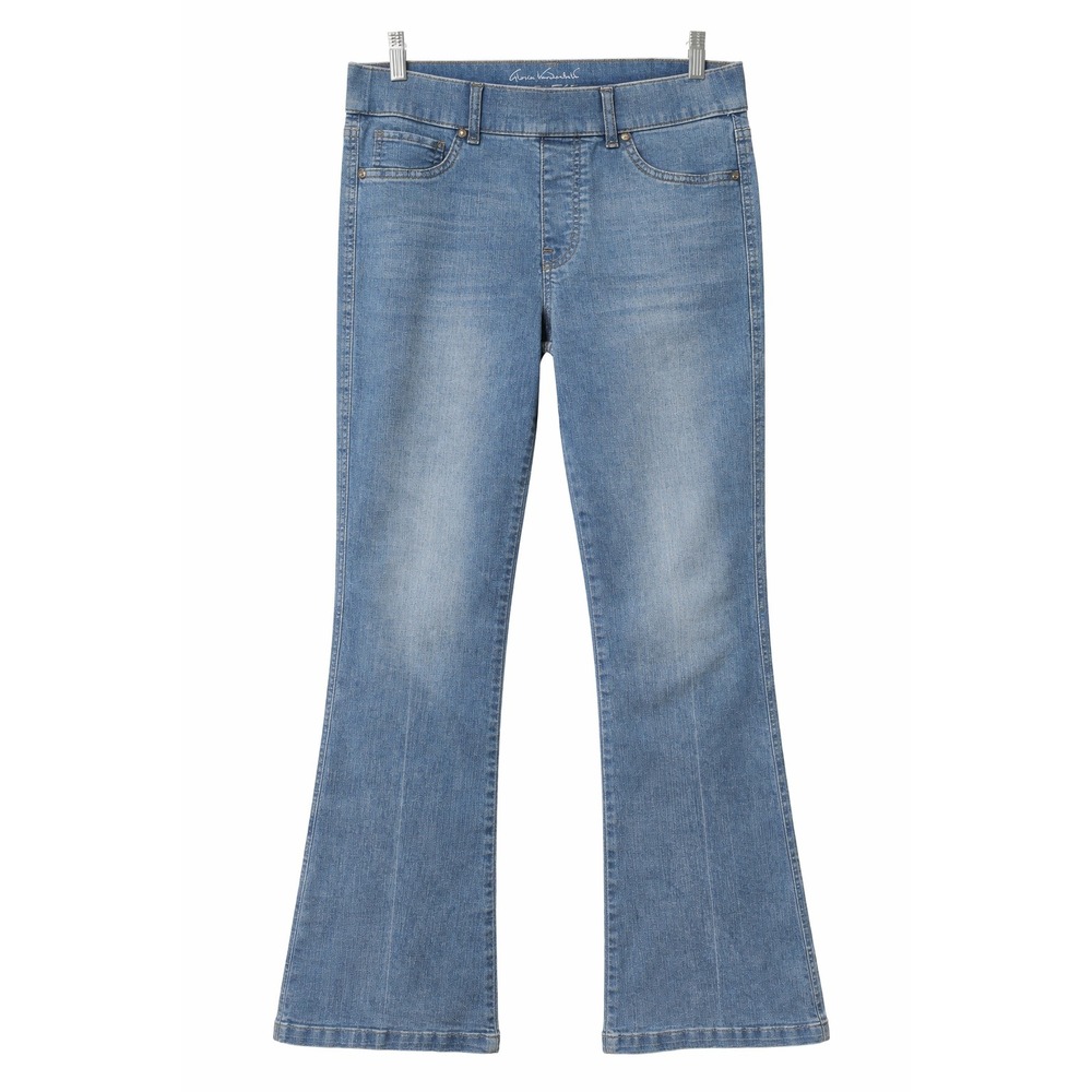 Gloria Vanderbilt Shape Effect High Rise Flare Jeans Medium Wash Blue Size 6